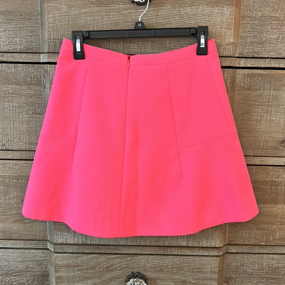 J Crew Hot Pink Flare A Line Skirt - Picture 4 of 5